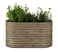 High Grow raised bed | 913 L | ergonomic | weatherproof | open base structure | oval