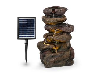 Blumfeldt Savona Solar Fountain Stone Optics