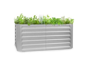 Blumfeldt Terrabox 120x60x60 cm Raised Bed Silver