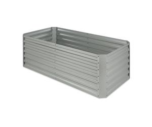 Blumfeldt Terrabox 180x90x60 cm Raised Bed Silver