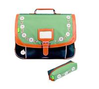 Blumie Cat Wooden Bookcase 38 cm + Assorted Rectangular Pencil Case + Bookmark, Agathe, 38 cm