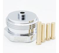 BLUMKRAFT Metal adapter for Herz, SAR/COMAP, MOUSSON bridge, MYJAVA M28 x1.5 to M30 x 1.5 for Thermostat/thermostatic head M30x1.5 male (M28 Short)
