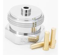 BLUMKRAFT Metal Adapter for Sam, MMA and Remagg Radiators M28 x1.5 to M30 x 1.5 for Thermostat/Thermostatic Head M30x1.5 Male (M28 Long)