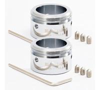 BLUMKRAFT Pack of 2 Radiator Adapters Compatible with Danfoss RA (20-23mm) and Far 23mm to M30 x 1.5 for Thermostat/Thermostatic Head M30x1.5 Male