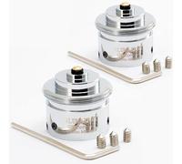 BLUMKRAFT Set of 2 Giacomini Radiator Adapters 22.6 mm 2 Notches to M30 x 1.5 for Thermostat / Thermostatic Head M30 x 1.5 Male