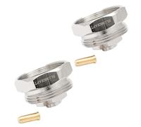 BLUMKRAFT Set of 2 Radiator Adaptors M30 x 1.0-1.5 Fine Thread to M30 x 1.5 Thermostat/Thermostatic Head