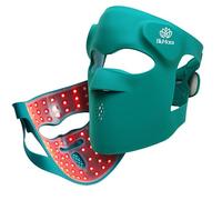BluMora Led Face Mask Light Therapy - Red Light Therapy Mask inspired by Korean Skin Care - 8 Color Modes with Blue, Red & NIR Lights - 3D Lightweight Design for Skin Revitalization (RB-081)