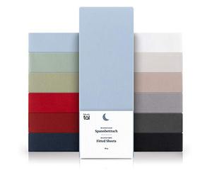 Blumtal Basics Brushed Microfibre King Size Fitted Sheets - Super Soft Bed Sheets, Suitable for Mattresses With a Height up to 25 cm, Light Blue