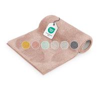 Blumtal Dusty Pink Bath Mat - Super Soft Non Slip Bathroom Mat, Washable Bathroom Rug, 50x80 cm
