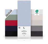 Blumtal Premium 2 Pack Super King Fitted Sheet - Super Soft Cotton Jersey - Light Blue, Superking Size (180 x 200 x 30 cm)