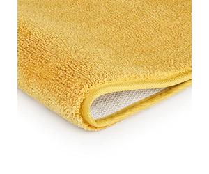 Blumtal Spicy Mustard Yellow Bath Mat - Super Soft Non Slip Bathroom Mat, Washable Bathroom Rug, 50x80 cm