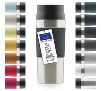 Blumtal Travel Mug Classic, Coffee Cup, Leakproof to go Mug, Hours of Insulation for Hot and Cold Beverages, with Practical Quick Press Closure, 350ml, Black