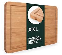 Blumtal Wooden Chopping Board - Bamboo Cutting Board, 45 x 30cm, Handy Juice Groove