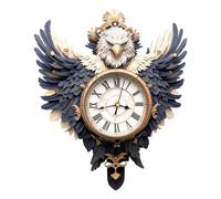Blumuze 3D Puzzle Clock, 3D Wooden Jigsaw Puzzles for Adults Kids, DIY 3D Puzzle Wall Clock Birthday Gifts for Women Men, Best Friends, Present for Lover on Christmas (Eagle)