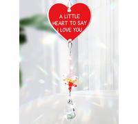Blumuze Anniversary Wedding Gifts for Him Her, Crystal Suncatcher Gifts for Boyfriend Girlfriend, Birthday Gifts for Wife Husband, I Love You Gift, Valentines Day Anniversary Presents for Couple