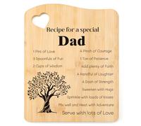 Blumuze Dad Gifts, Bamboo Cutting Board Dad Birthday Gifts from Daughter Son, Christmas Fathers Day Anniversary Wedding Presents for Daddy Father