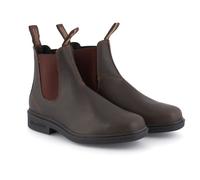 Blundstone Mens Chelsea Dress Stout Brown Boots Leather - Size UK 7