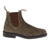 Blundstone 1306 Rustic Brown Unisex Leather Slip-On Chelsea Ankle Boots