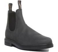 Blundstone Unisex #1308 Rustic Black Chelsea Boot Nubuck Leather - Size UK 7.5