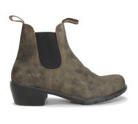 1677 Water-Resistant Leather Women's Heeled Chelsea Boots