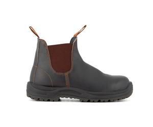 Blundstone 192 Brown Leather SBP Industrial Safety Unisex Chelsea Boot & Midsole