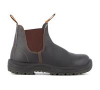 Blundstone 192 Brown Leather Steel Toe Chelsea Boot - brown 11