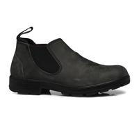 Blundstone 2035 Leather Unisex Slip On Shoes - Rustic Black - Size:UK 9
