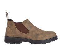 Blundstone 2036 Leather Unisex Slip On Shoes - Rustic Brown - Size:UK 10.5