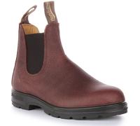 Blundstone 2247 Pebbled Leather Chelsea Slip On Womens Boots Brown Size 3 - 8