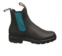 Blundstone 2320 Leather Women's Chelsea Boots - Black Green - Size:UK 7.5