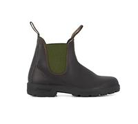 Blundstone 519 Stout Brown Olive Leather Chelsea Boots Unisex Classic - Brown Olive 10 UK