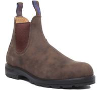 Blundstone 584 Pull On Leather Chelsea Mens Boots In Rust Uk 7 - 12