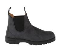 Blundstone 587 Leather Unisex Chelsea Boots - Rustic Black - Size:UK 12