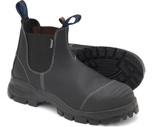Blundstone 910 Mens Pull On Chelsea Safety Work S3 Steel Toe/Midsole Boots