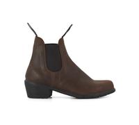 Blundstone Chelsea Heel Womens Antique Brown Boots Leather - Size UK 4.5