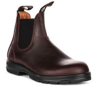 Blundstone Elastic Lug Leather Chelsea Ankle Womens Boots In Brown UK 4 - 6