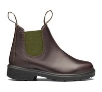 Blundstone - Kid's #2394 Brown Leather With Olive Elastic - Casual boots size 2, grey