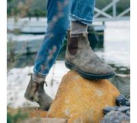 Blundstone Mens Classic Rustic Brown Boots Leather - Size UK 6