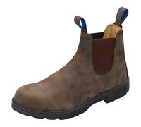 Men's Blundstone 584 Mens Premium Nubuck Waterproof Chelsea Boots Rustic Brown