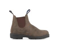 Men's Blundstone 584 Mens Premium Nubuck Waterproof Chelsea Boots Rustic Brown - Size: 9