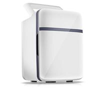 BLUNOA 10 L Mini Fridge Car Refrigerator Portable Electric Coolbox With Cooling And Heat Function With Handle 2 Adjustable Shelves Silent Great For Bedroom, Office, Car, Skincare & Cosmetics 12/220 V