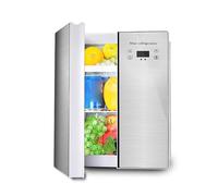 BLUNOA 25L Mini Fridge Freestanding Refrigerator Portable Food Warmer Heater & Beverage Drink Cooler For Home Travel Room Office Car Fridge AC/DC Powered (Color : Dual core)