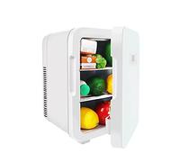 BLUNOA Mini Fridge Small Refrigerator Portable Beer Drinks Fridge With Temperature Control Thermoelectric System Cooler And Warmer For Car/Camping/Travel AC/DC Powered (Color : Dual Core, Size : 8L)