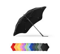 BLUNT Classic Stick Umbrella - 120cm/47 Windproof, Waterproof, B-Corp | 120cm/47" full-length stick umbrella, patented safer tips, repairable modular design, B Corp certified, durable everyday use