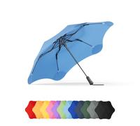 BLUNT Metro Travel Umbrella - 100cm Windproof Umbrella, Compact Umbrella for Wind and Rain, Portable, Heavy Duty, UV Protection - Sky Blue