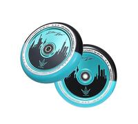 BLUNT Scooters 120mm Signature Wheel Pair Black/Teal - Jon Reyes