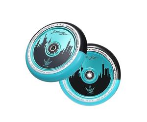 BLUNT Scooters 120mm Signature Wheel Pair Black/Teal - Jon Reyes