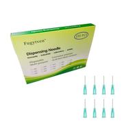 Blunt Tip Dispensing 21g Needles 0.5 Inch 100Pcs, Industrial Liquid Dispenser for Adhesive Glue Ink Refilling, Stainless Steel Lab Supplies Fugytven