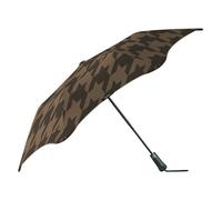 Blunt Umbrellas | BLUNT Metro | Windproof Umbrella | Houndstooth Cocoa One Size