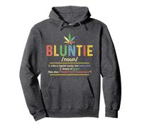 Bluntie Definition Hella Chill Queen Of Green Funny Auntie Pullover Hoodie